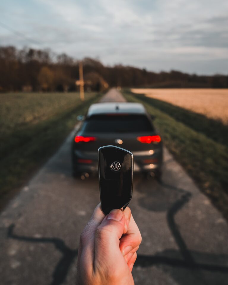 Car Keys in front of car